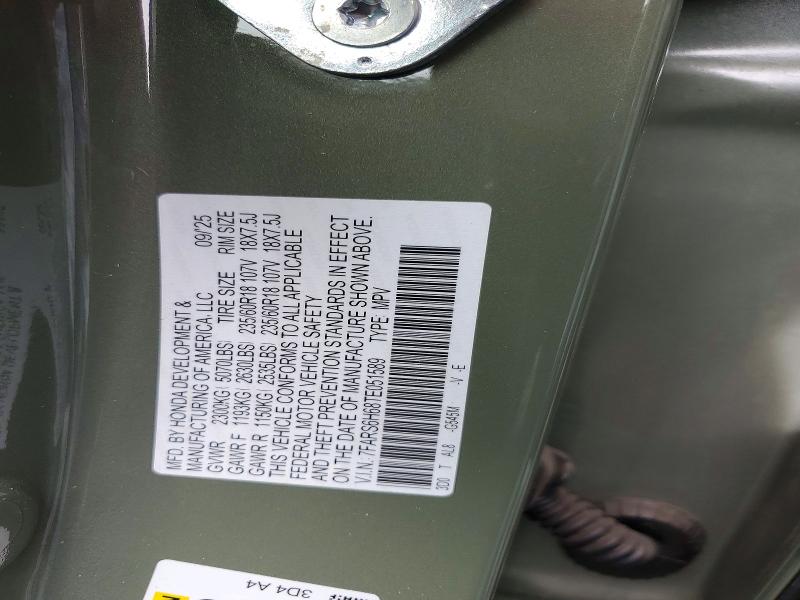 Aukcja sprzedaży 2026 Honda Cr-v, vin: 7FARS6H68TE051589, numer aukcji: 54118176
