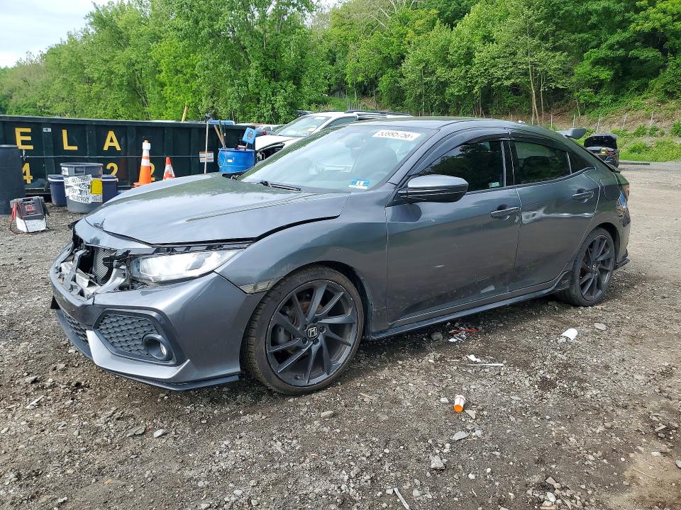 2018 Honda Civic მანქანა იყიდება აუქციონზე, vin: SHHFK7H48JU412396, აუქციონის ნომერი: 53995756