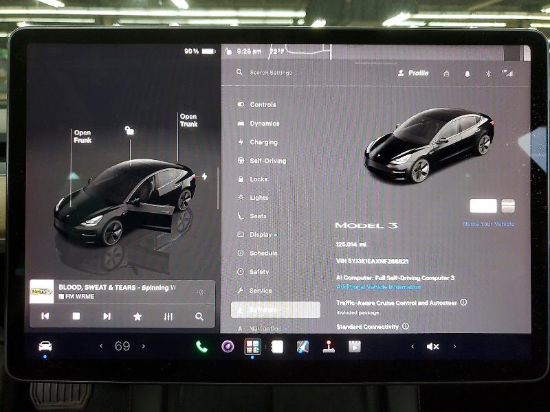 2022 Tesla Model 3 მანქანა იყიდება აუქციონზე, vin: 5YJ3E1EAXNF288821, აუქციონის ნომერი: 54247486
