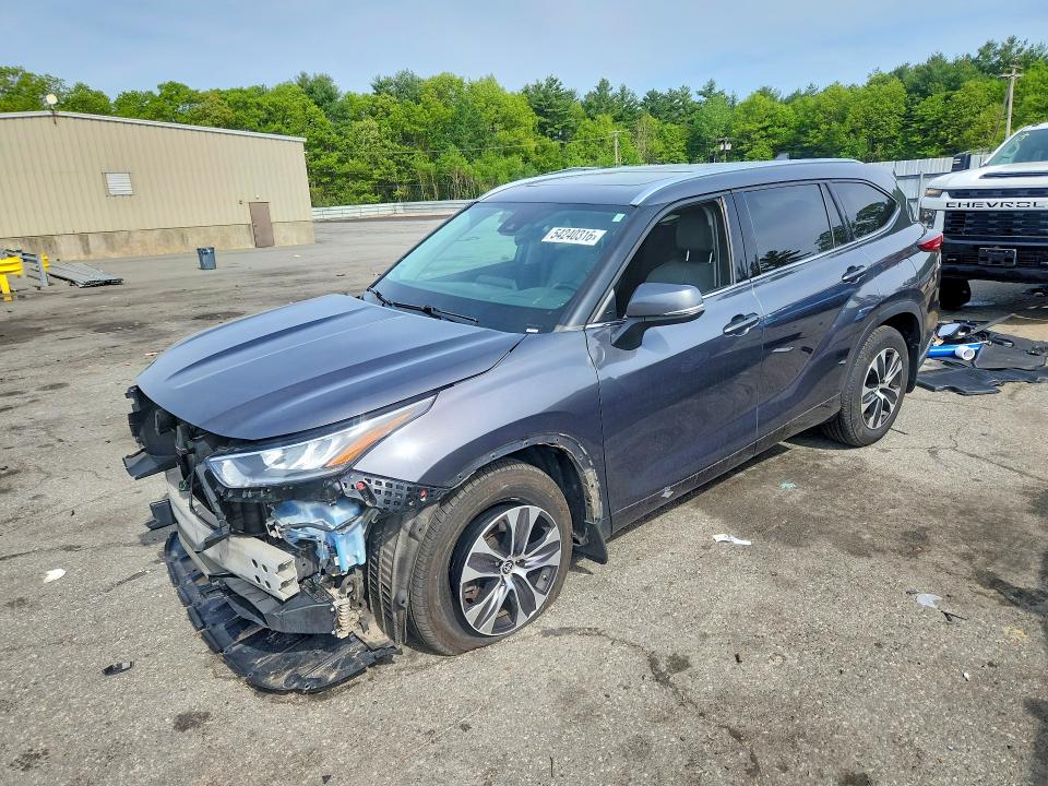 54240316 :رقم المزاد ، 5TDHZRBH2LS508889 vin ، 2020 Toyota Highlander مزاد بيع
