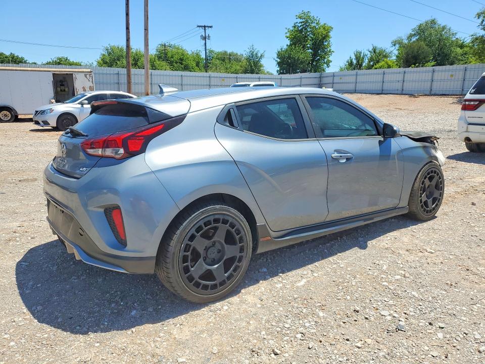 2019 Hyundai Veloster მანქანა იყიდება აუქციონზე, vin: KMHTH6AB8KU013465, აუქციონის ნომერი: 53320796