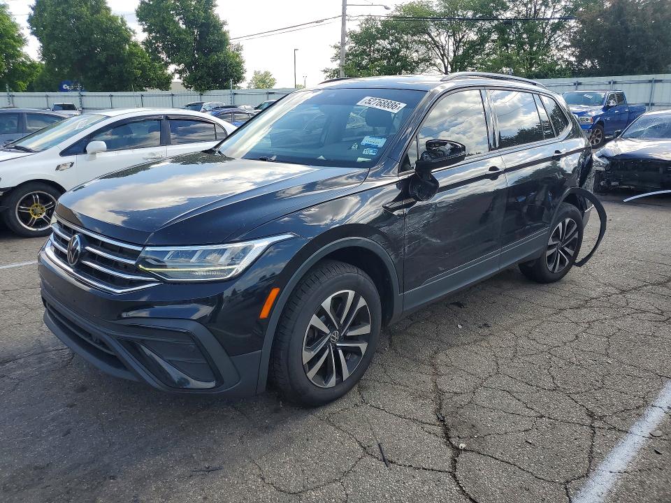 2022 Volkswagen Tiguan მანქანა იყიდება აუქციონზე, vin: 3VV1B7AX7NM012526, აუქციონის ნომერი: 52768886