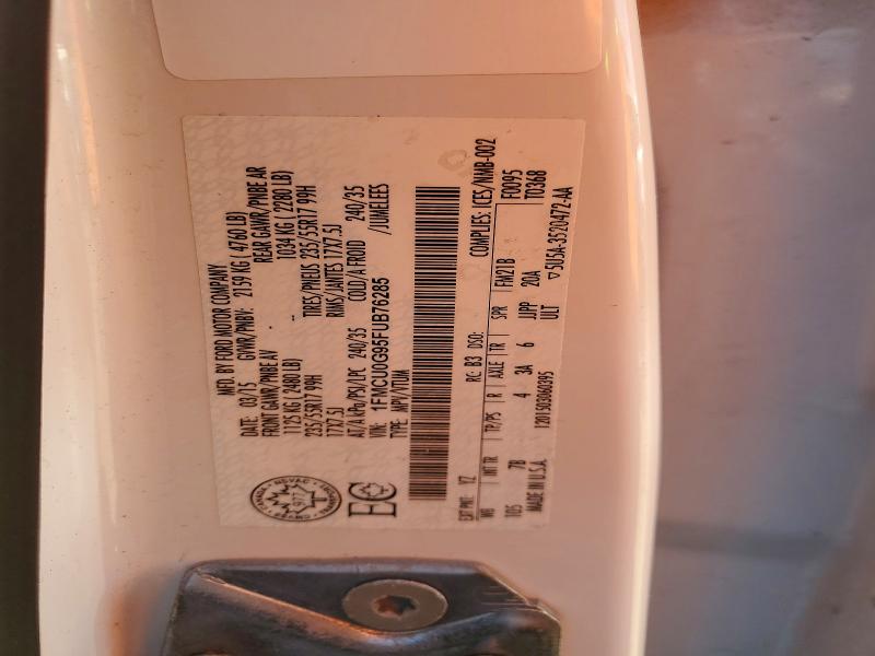 Aukcja sprzedaży 2015 Ford Escape, vin: 1FMCU0G95FUB76285, numer aukcji: 54000926