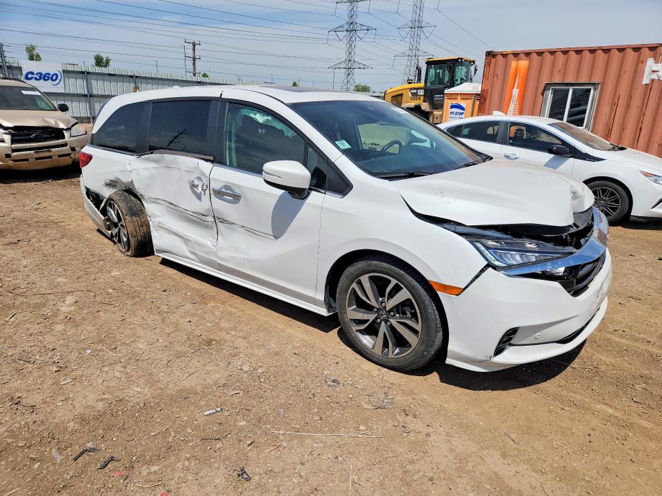 52765976 :رقم المزاد ، 5FNRL6H85NB024623 vin ، 2022 Honda Odyssey مزاد بيع