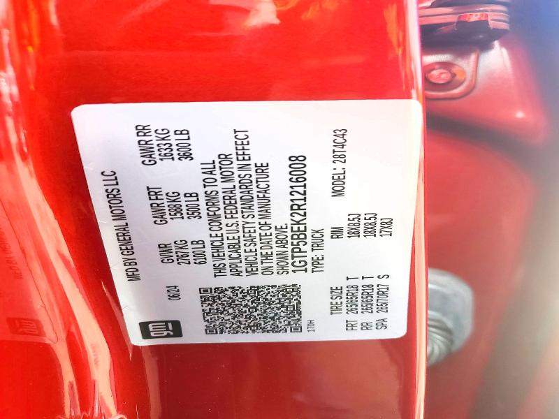 2024 Gmc Canyon მანქანა იყიდება აუქციონზე, vin: 1GTP5BEK2R1216008, აუქციონის ნომერი: 53571506