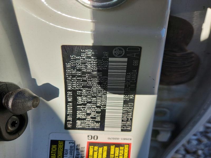 Продаж на аукціоні авто 2016 Toyota Corolla, vin: 2T1BURHE7GC554279, номер лоту: 52257606