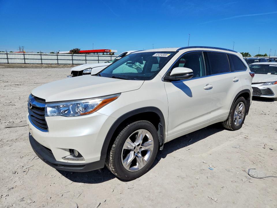Aukcja sprzedaży 2015 Toyota Highlander, vin: 5TDDKRFH9FS081647, numer aukcji: 53404886