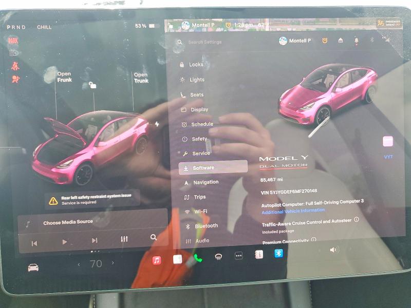 Продажа на аукционе авто 2021 Tesla Model Y, vin: 5YJYGDEF6MF270148, номер лота: 50991246