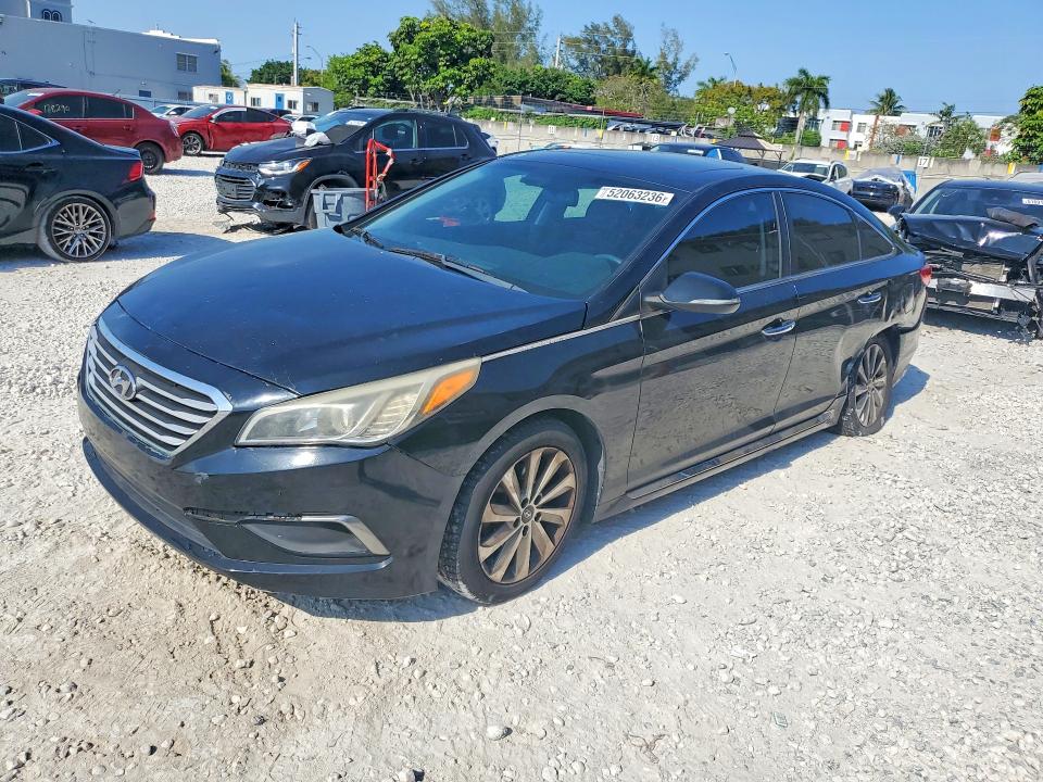 2017 Hyundai Sonata მანქანა იყიდება აუქციონზე, vin: 5NPE34AF1HH558154, აუქციონის ნომერი: 52063236
