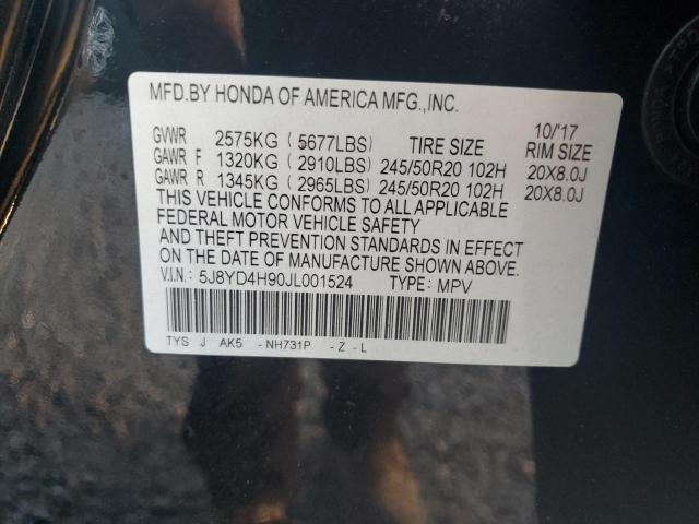 Aukcja sprzedaży 2018 Acura Mdx, vin: 5J8YD4H90JL001524, numer aukcji: 52746306