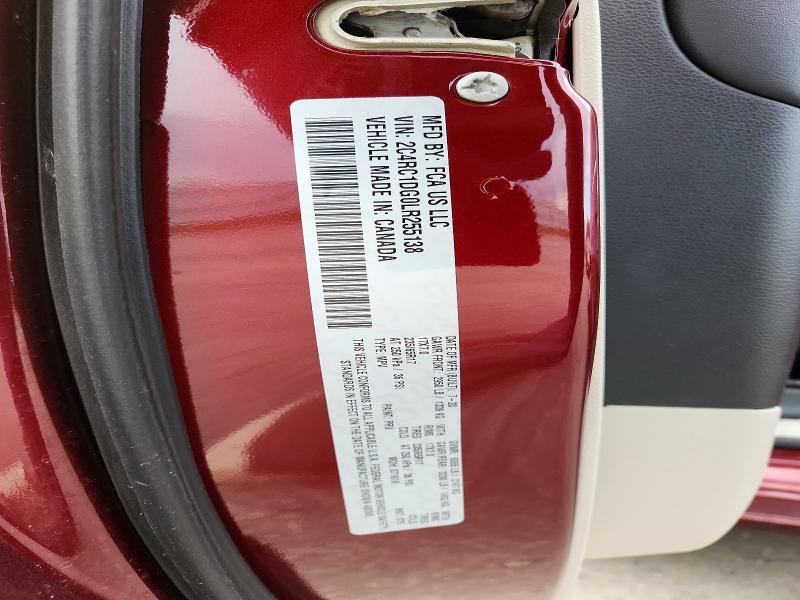 Продажа на аукционе авто 2020 Chrysler Voyager, vin: 2C4RC1DG0LR255138, номер лота: 52477546
