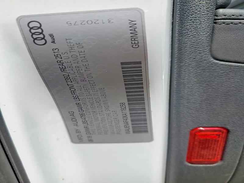 Aukcja sprzedaży 2019 Audi A4, vin: WAUENAF40KA118258, numer aukcji: 53376556