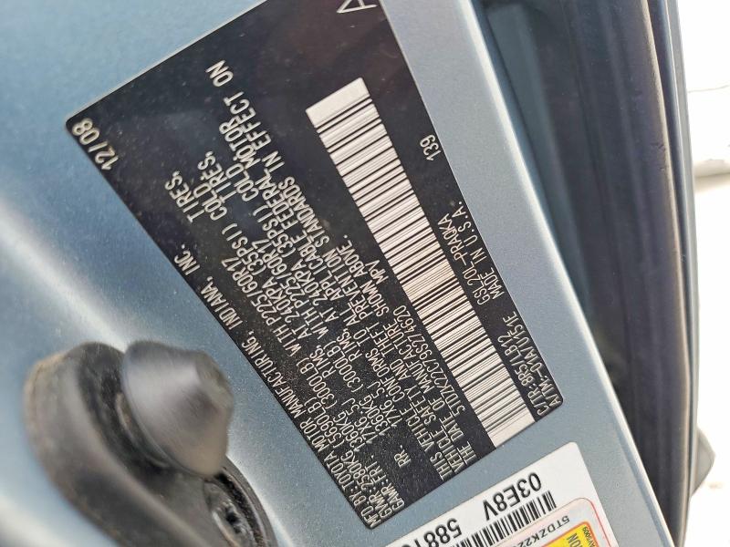 55573266 :رقم المزاد ، 5TDZK22C79S274620 vin ، 2009 Toyota Sienna مزاد بيع