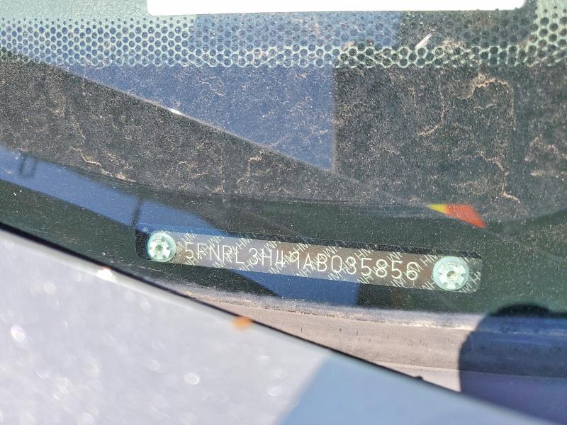 2010 Honda Odyssey მანქანა იყიდება აუქციონზე, vin: 5FNRL3H49AB035856, აუქციონის ნომერი: 55442306