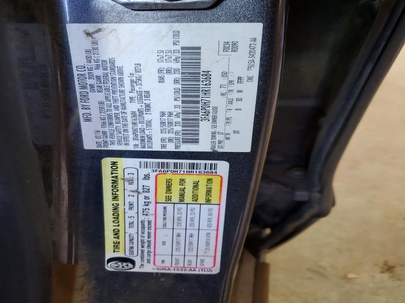 Продажа на аукционе авто 2017 Ford Fusion, vin: 3FA6P0H71HR163684, номер лота: 52716926