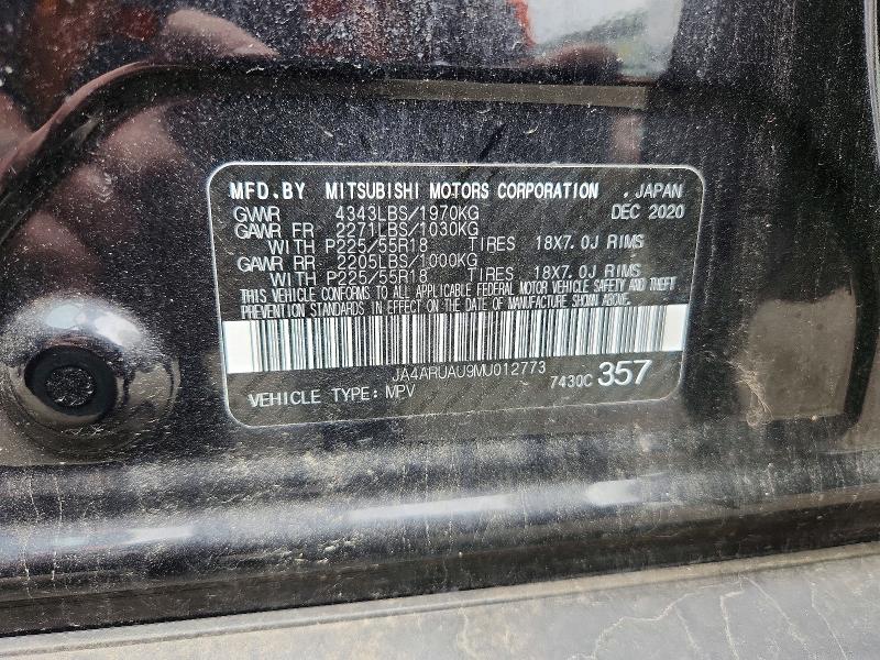Продаж на аукціоні авто 2021 Mitsubishi Outlander Sport, vin: JA4ARUAU9MU012773, номер лоту: 54695046