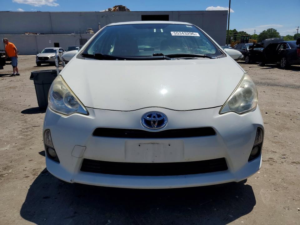 2014 Toyota Prius C მანქანა იყიდება აუქციონზე, vin: JTDKDTB36E1075907, აუქციონის ნომერი: 55343296