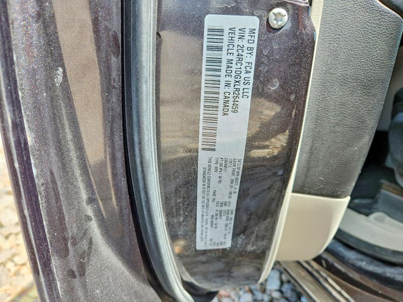 Aukcja sprzedaży 2020 Chrysler Voyager, vin: 2C4RC1DGXLR264459, numer aukcji: 52511866