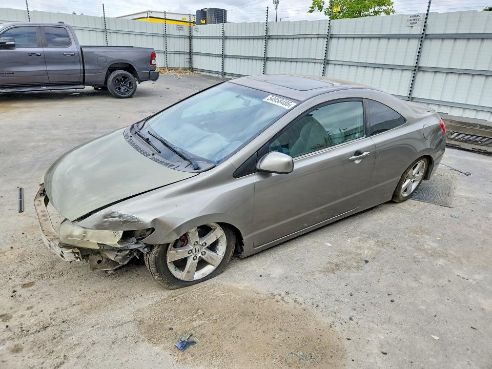2006 Honda Civic მანქანა იყიდება აუქციონზე, vin: 2HGFG12866H573943, აუქციონის ნომერი: 54958486