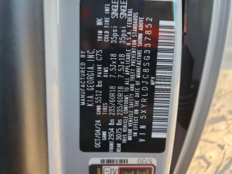 Aukcja sprzedaży 2025 Kia Sorento, vin: 5XYRLDJC8SG337852, numer aukcji: 53319466