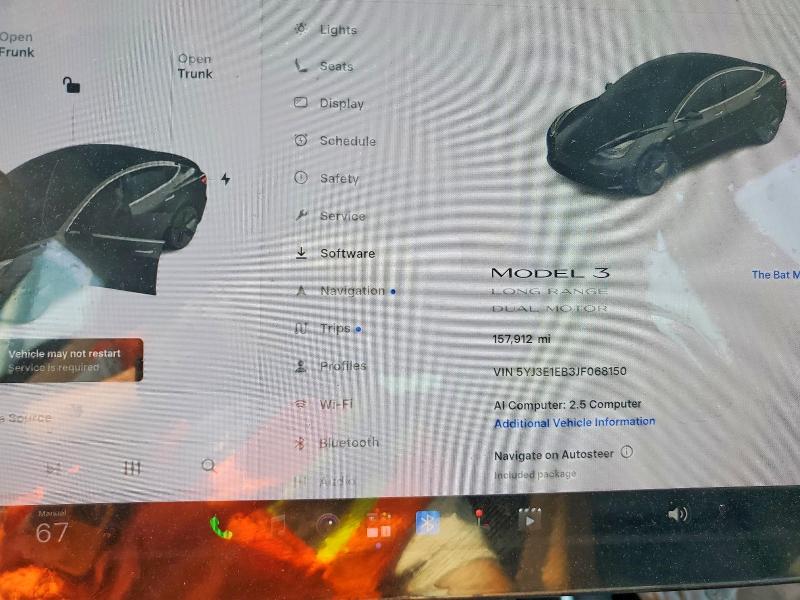 2018 Tesla Model 3 მანქანა იყიდება აუქციონზე, vin: 5YJ3E1EB3JF068150, აუქციონის ნომერი: 53551016