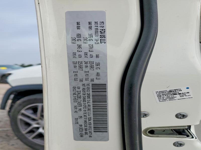53081296 :رقم المزاد ، 3C4NJCBB1LT142979 vin ، 2020 Jeep Compass مزاد بيع