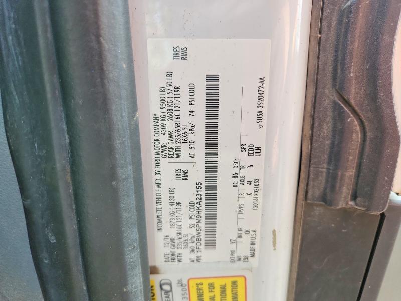 Aukcja sprzedaży 2017 Ford Transit, vin: 1FDBW5PM9HKA23155, numer aukcji: 61619676