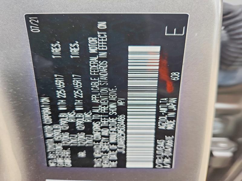 Aukcja sprzedaży 2021 Lexus Nx 300, vin: JTJDARBZ5M5034486, numer aukcji: 54882516