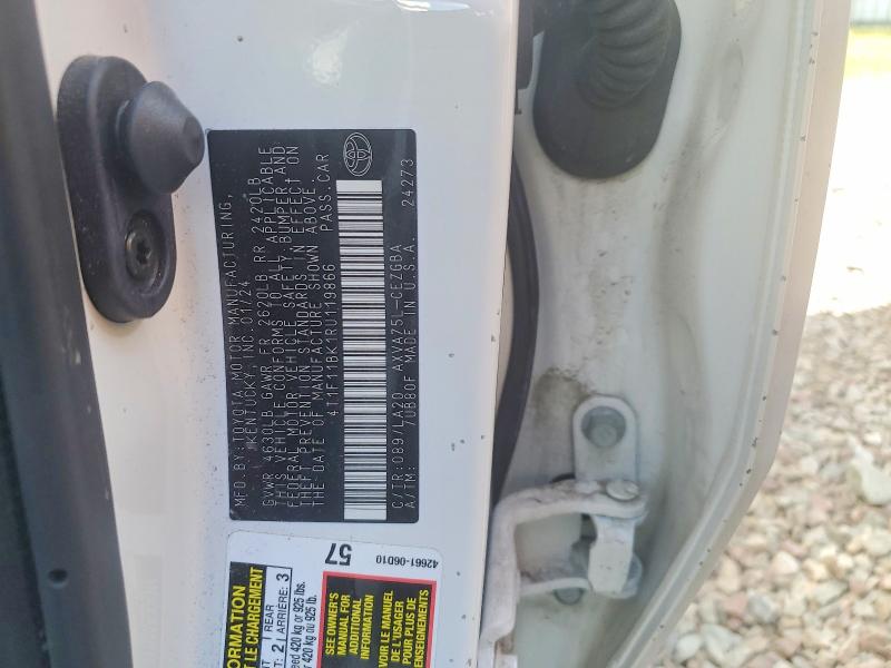 2024 Toyota Camry მანქანა იყიდება აუქციონზე, vin: 4T1F11BK1RU119866, აუქციონის ნომერი: 55036866