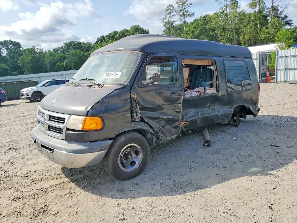 2000 Dodge Ram Van მანქანა იყიდება აუქციონზე, vin: 2B6HB11YXYK128431, აუქციონის ნომერი: 54693706