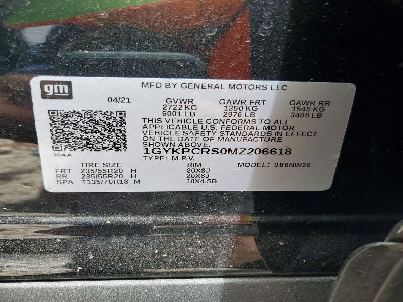 Продажа на аукционе авто 2021 Cadillac Xt6, vin: 1GYKPCRS0MZ206618, номер лота: 54619776