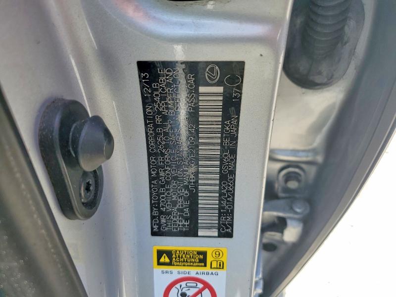 2014 Lexus Es მანქანა იყიდება აუქციონზე, vin: JTHBK1GG7E2109142, აუქციონის ნომერი: 52852996