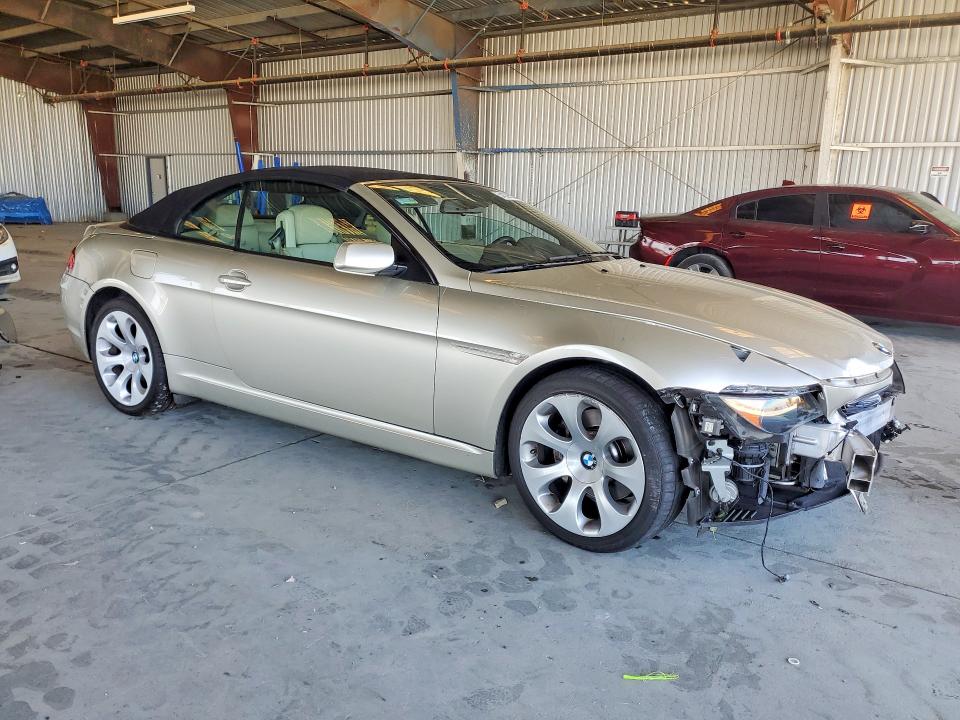 54339536 :رقم المزاد ، WBAEK73404B321020 vin ، 2004 Bmw 645 مزاد بيع