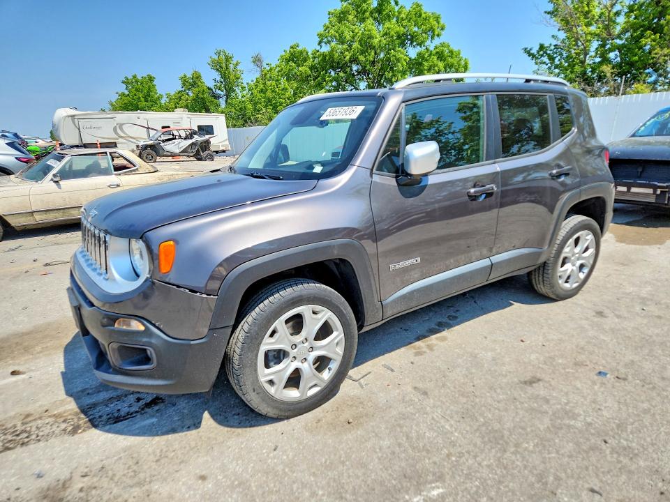 Продаж на аукціоні авто 2018 Jeep Renegade, vin: ZACCJBDB2JPG89004, номер лоту: 53651936