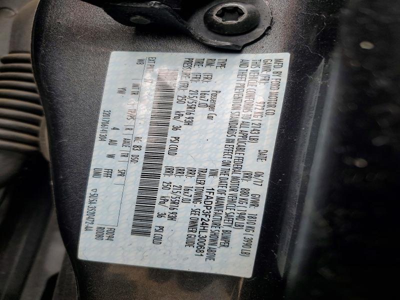 Продаж на аукціоні авто 2017 Ford Focus, vin: 1FADP3F24HL300681, номер лоту: 54510006