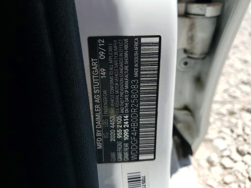 Продаж на аукціоні авто 2013 Mercedes-benz C, vin: WDDGF4HB0DR258083, номер лоту: 53547356