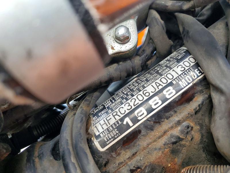 Aukcja sprzedaży 1988 Honda Vt800, vin: 1HFRC3206JA001300, numer aukcji: 54708266