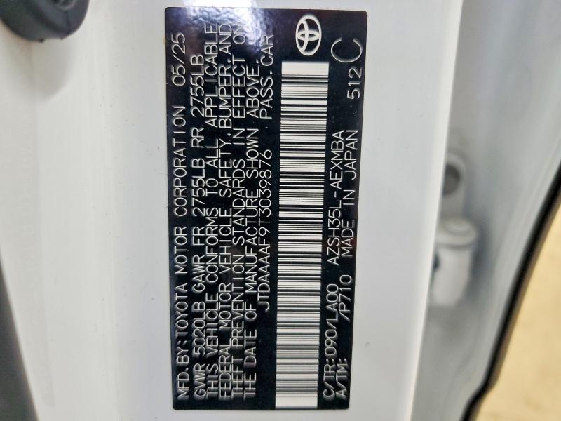 Продажа на аукционе авто 2026 Toyota Crown, vin: JTDAAAAF9T3039876, номер лота: 54344786
