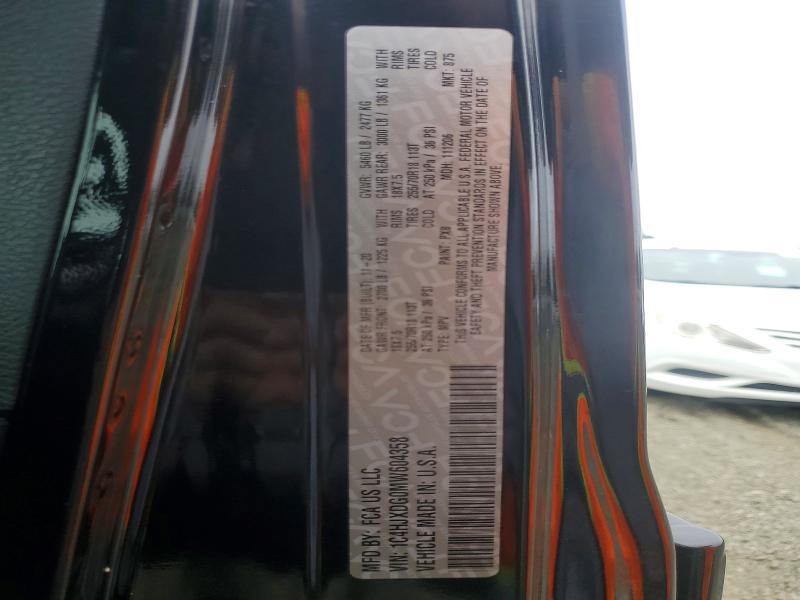 Продаж на аукціоні авто 2021 Jeep Wrangler Unlimited, vin: 1C4HJXDG0MW604358, номер лоту: 51179076
