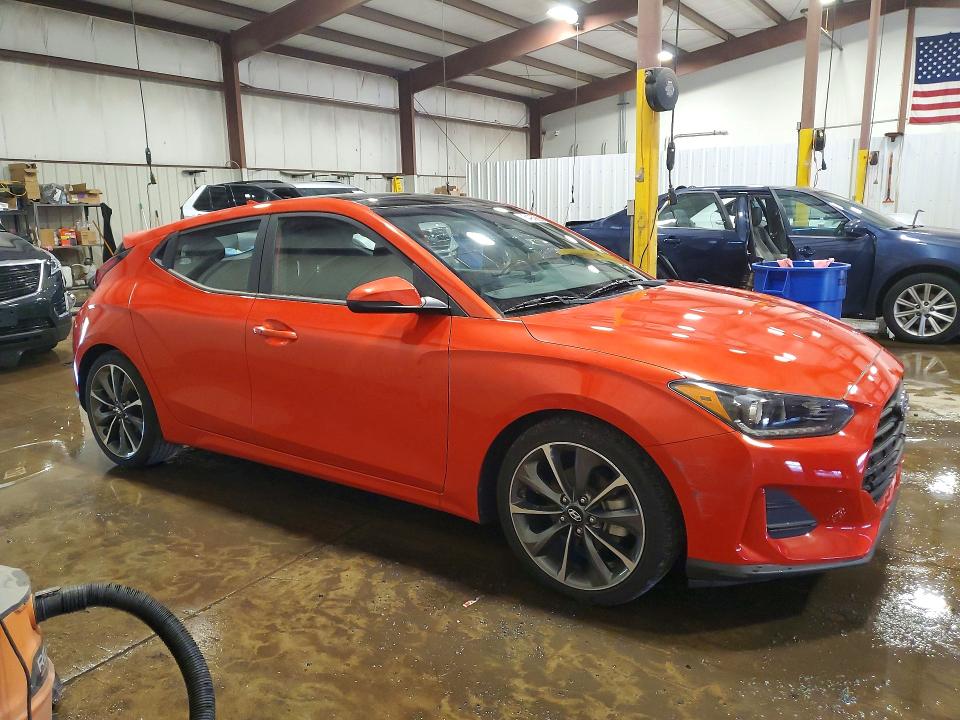2019 Hyundai Veloster მანქანა იყიდება აუქციონზე, vin: KMHTG6AF1KU006878, აუქციონის ნომერი: 54269856