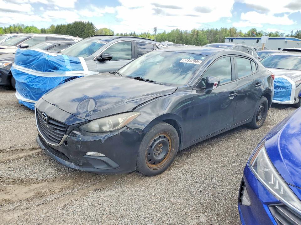 54842946 :رقم المزاد ، JM1BM1U72G1335808 vin ، 2016 Mazda 3 مزاد بيع