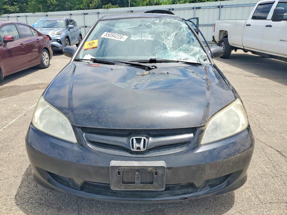 2005 Honda Civic მანქანა იყიდება აუქციონზე, vin: 1HGES16565L012380, აუქციონის ნომერი: 55094226