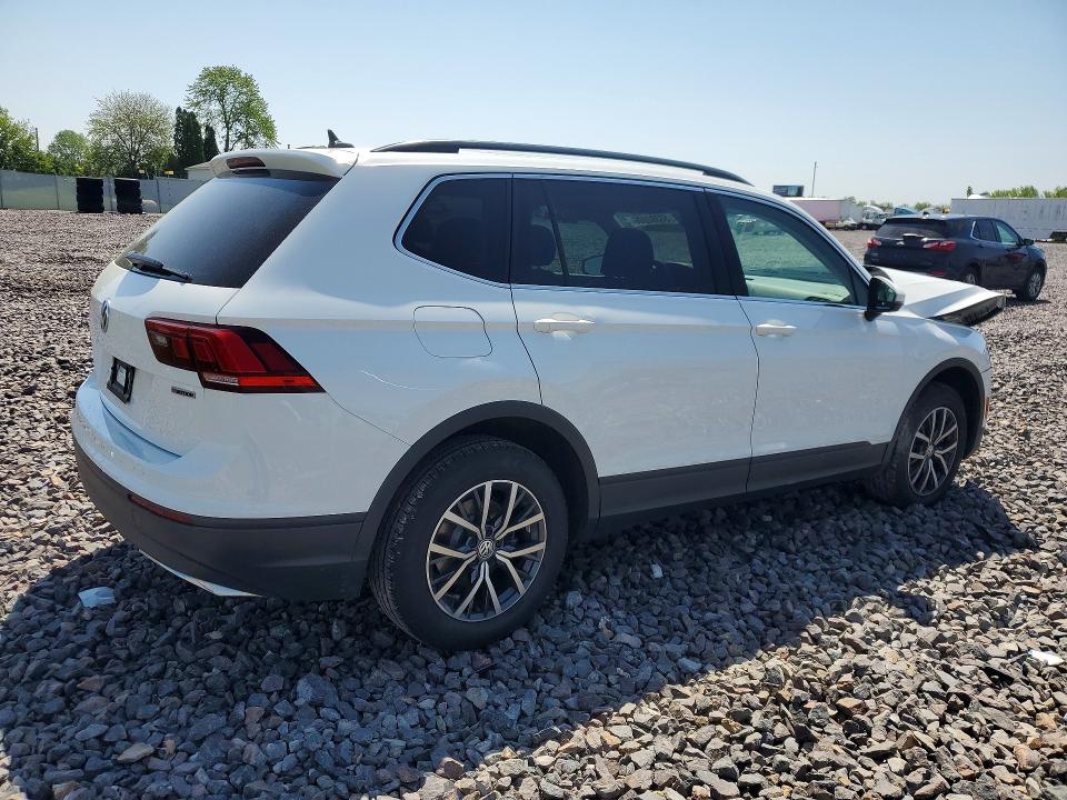2019 Volkswagen Tiguan მანქანა იყიდება აუქციონზე, vin: 3VV2B7AX7KM143651, აუქციონის ნომერი: 53392806