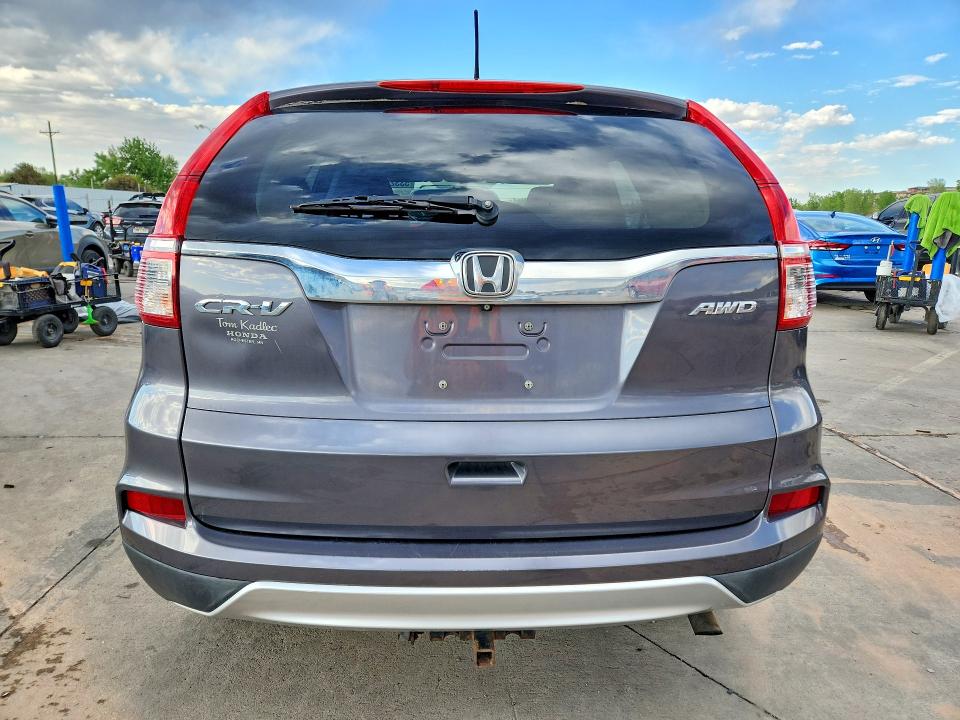 Продажа на аукционе авто 2015 Honda Cr-v, vin: 5J6RM4H57FL009833, номер лота: 53323596