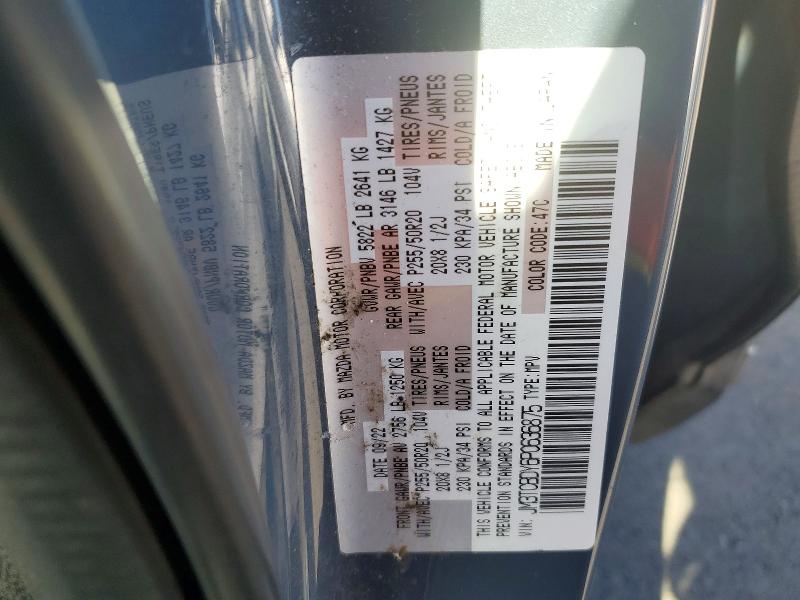 54880396 :رقم المزاد ، JM3TCBDY6P0636875 vin ، 2023 Mazda Cx-9 مزاد بيع