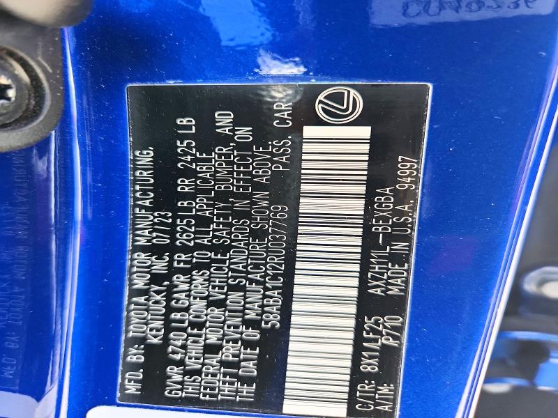 Продаж на аукціоні авто 2024 Lexus Es, vin: 58ABA1C12RU037769, номер лоту: 54708496