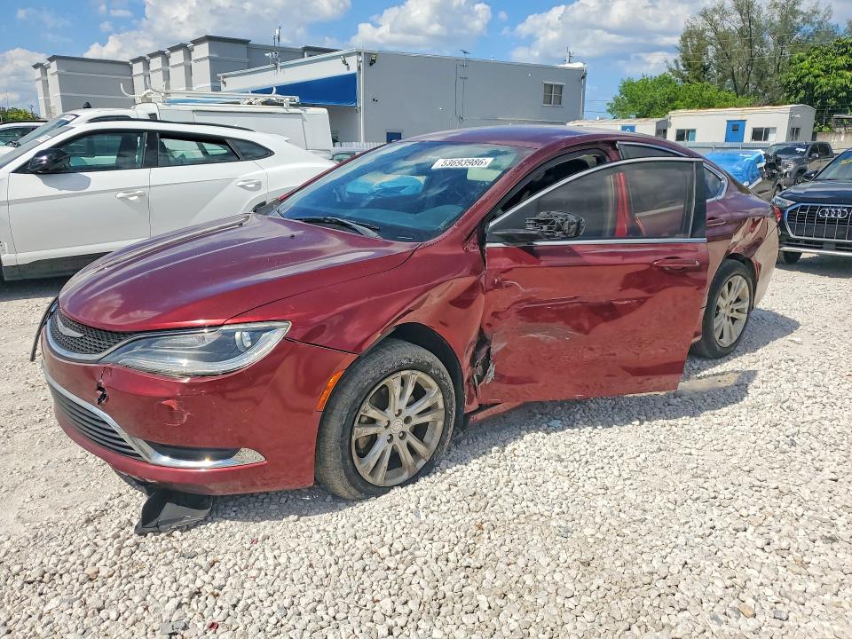 53693986 :رقم المزاد ، 1C3CCCAB5GN133117 vin ، 2016 Chrysler 200 مزاد بيع