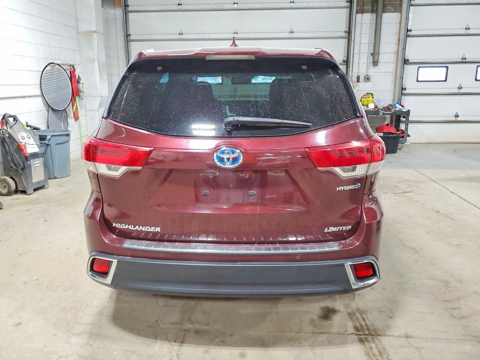 54510356 :رقم المزاد ، 5TDDGRFH0JS046991 vin ، 2018 Toyota Highlander Hybrid مزاد بيع