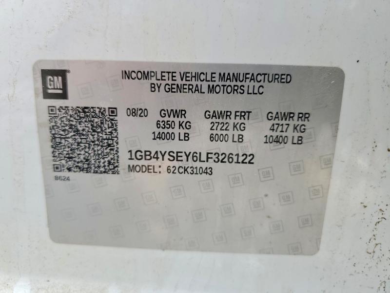 Продажа на аукционе авто 2020 Chevrolet Silverado, vin: 1GB4YSEY6LF326122, номер лота: 52183776