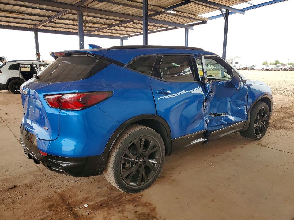 52592196 :رقم المزاد ، 3GNKBERS5MS545153 vin ، 2021 Chevrolet Blazer مزاد بيع